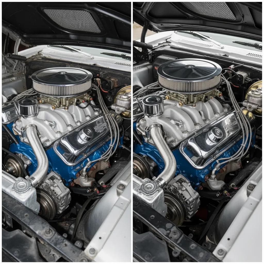 Matched quality showing professional engine rebuild documentation