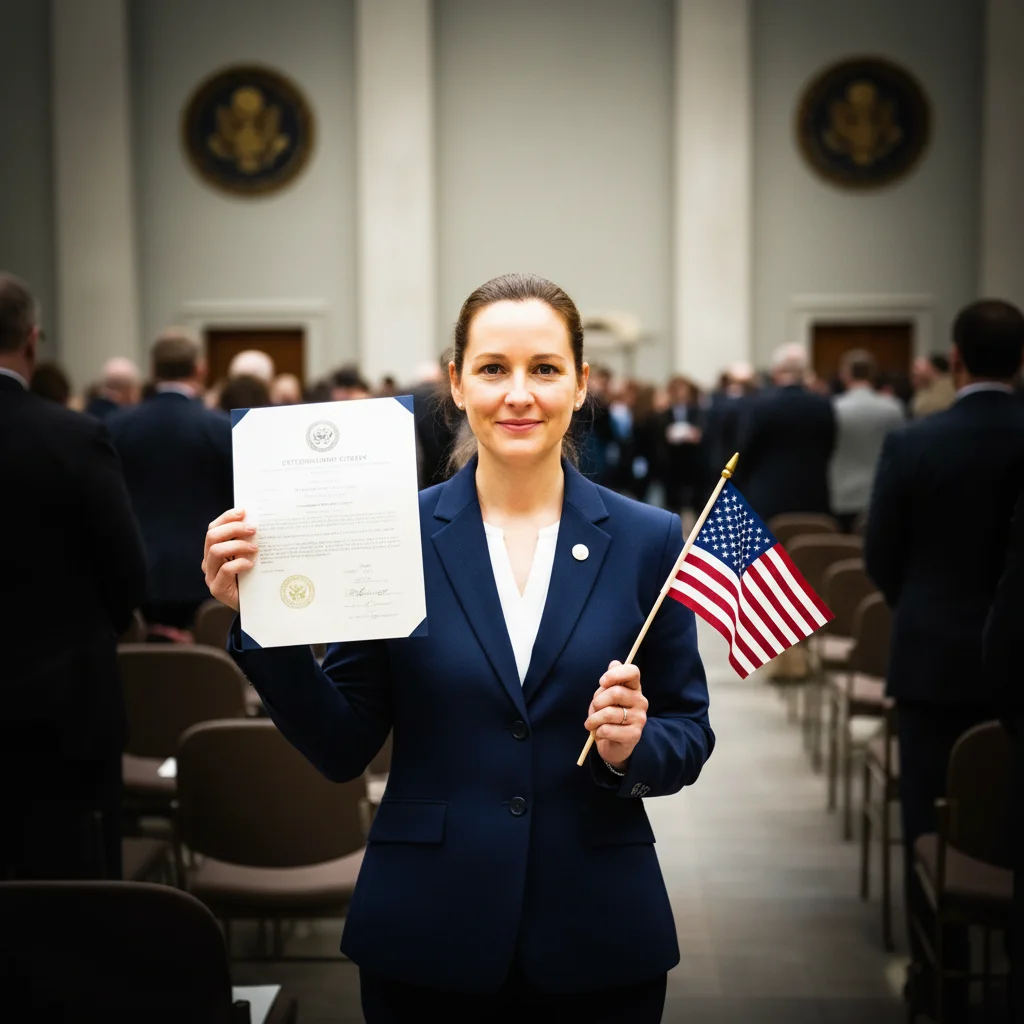 Enhanced photo with vivid flag colors, bright faces, proud celebration