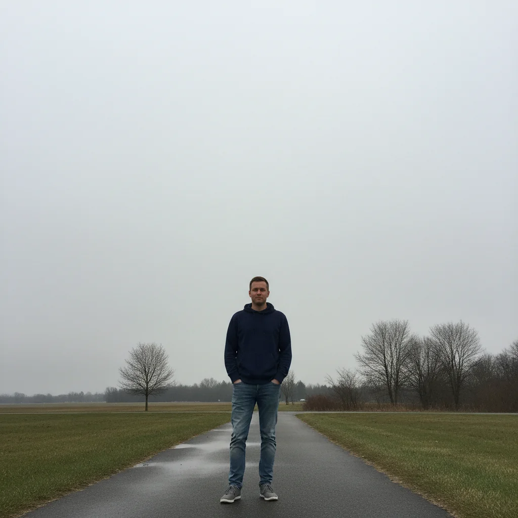 Standard portrait photo outdoors against a concrete wall