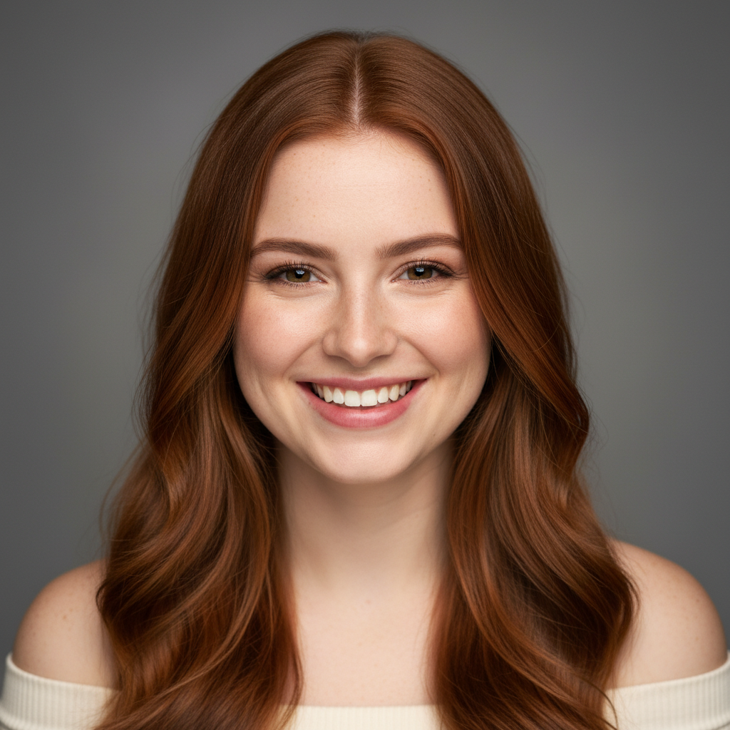 Woman's face to swap onto the other person