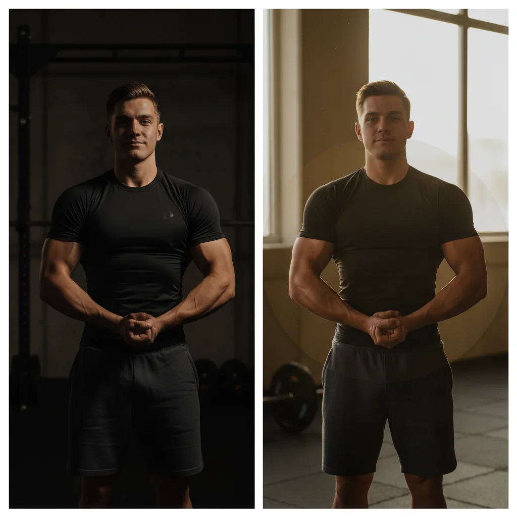 Consistent brightness showing authentic transformation