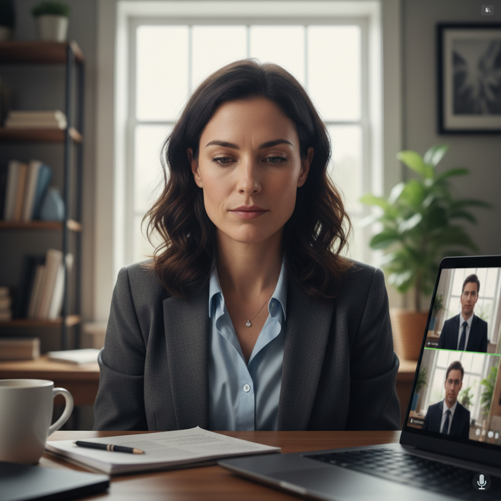 Professional-looking refined portrait