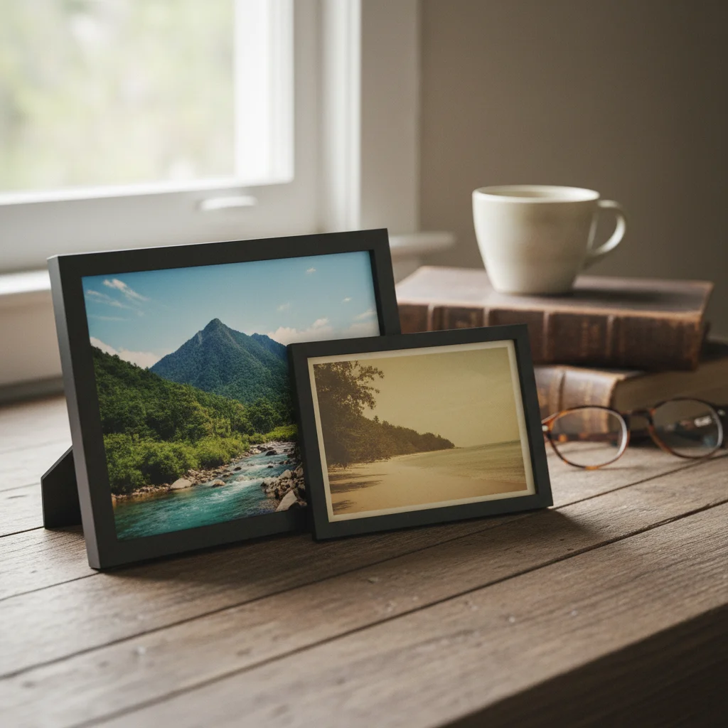 Wedding portrait with heavy yellow color cast