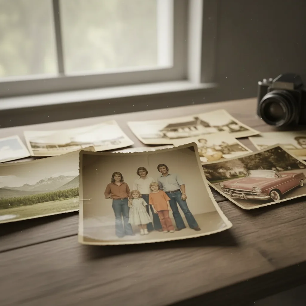 Garden photo with vibrant greens, colorful flowers, and rich contrast