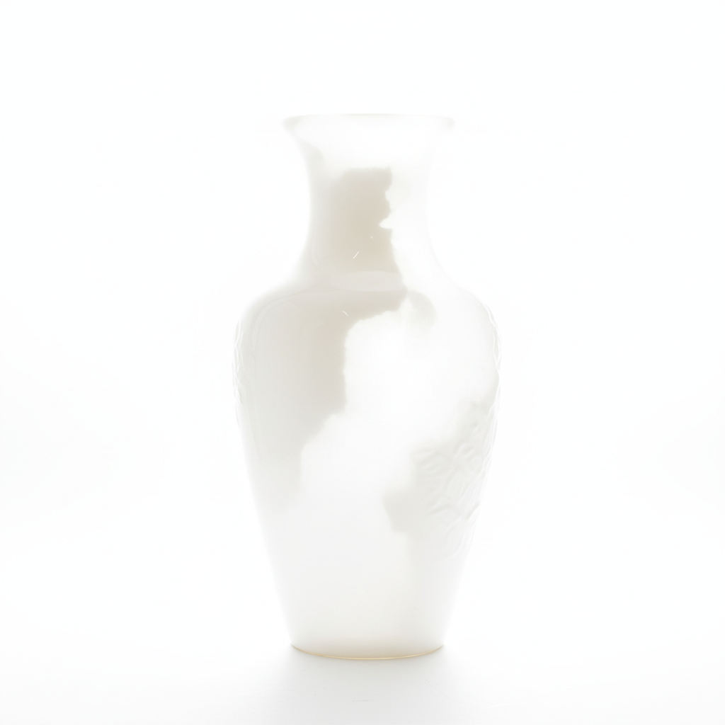 Same vase with clear edges, visible texture, and properly defined shape