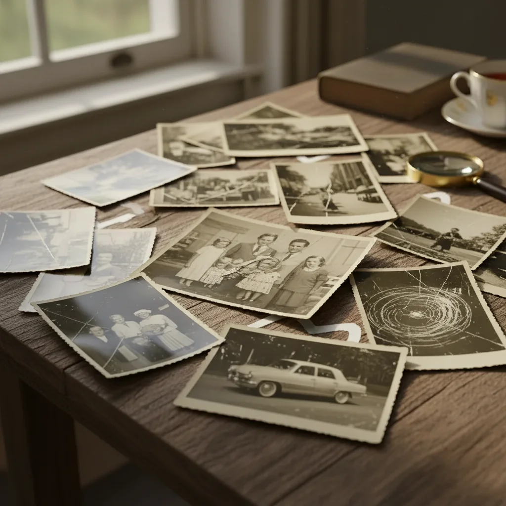 Clean car photo with all surface scratches removed