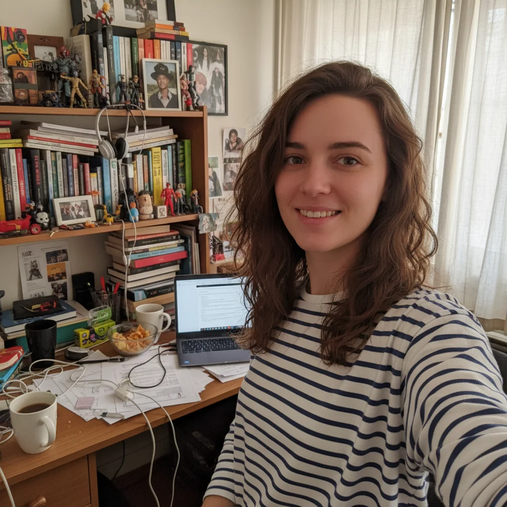 Casual outdoor photo with trees in background