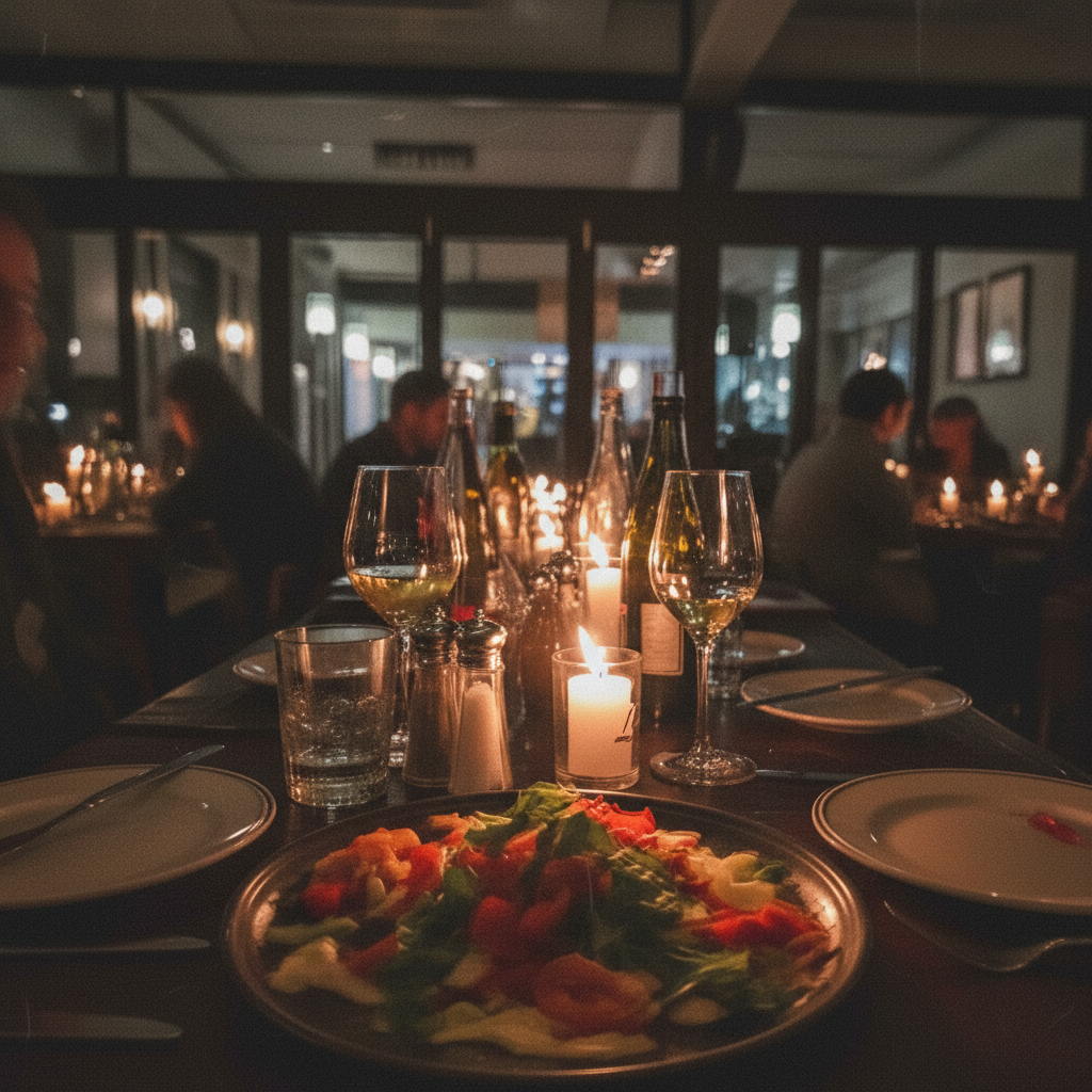 Clear restaurant photo with visible food and ambiance