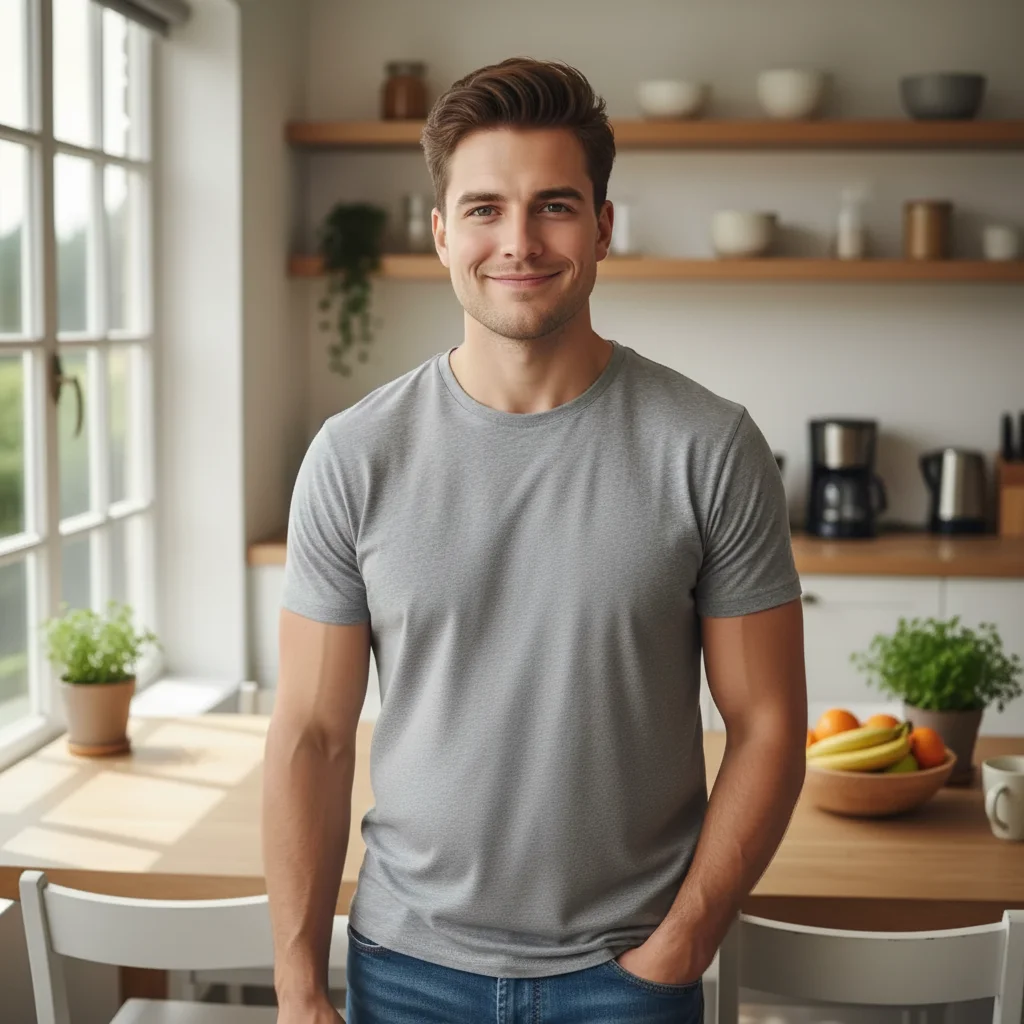 Same person made to look heavier with AI after fat prank edit