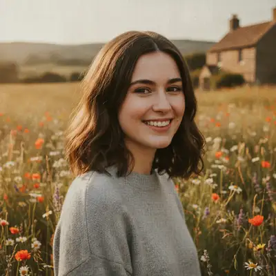 Garden as cottagecore paradise