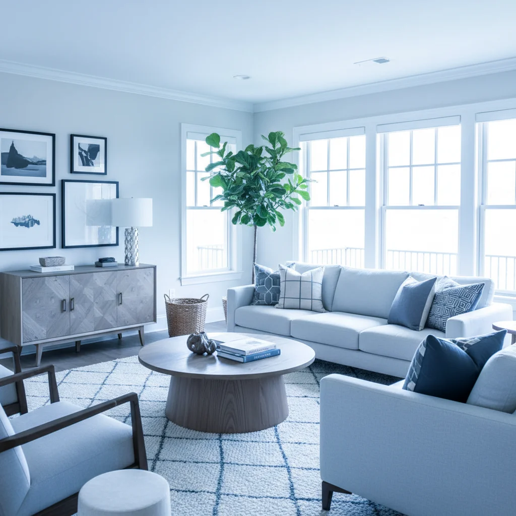 Interior design work with 2018 dated color grading