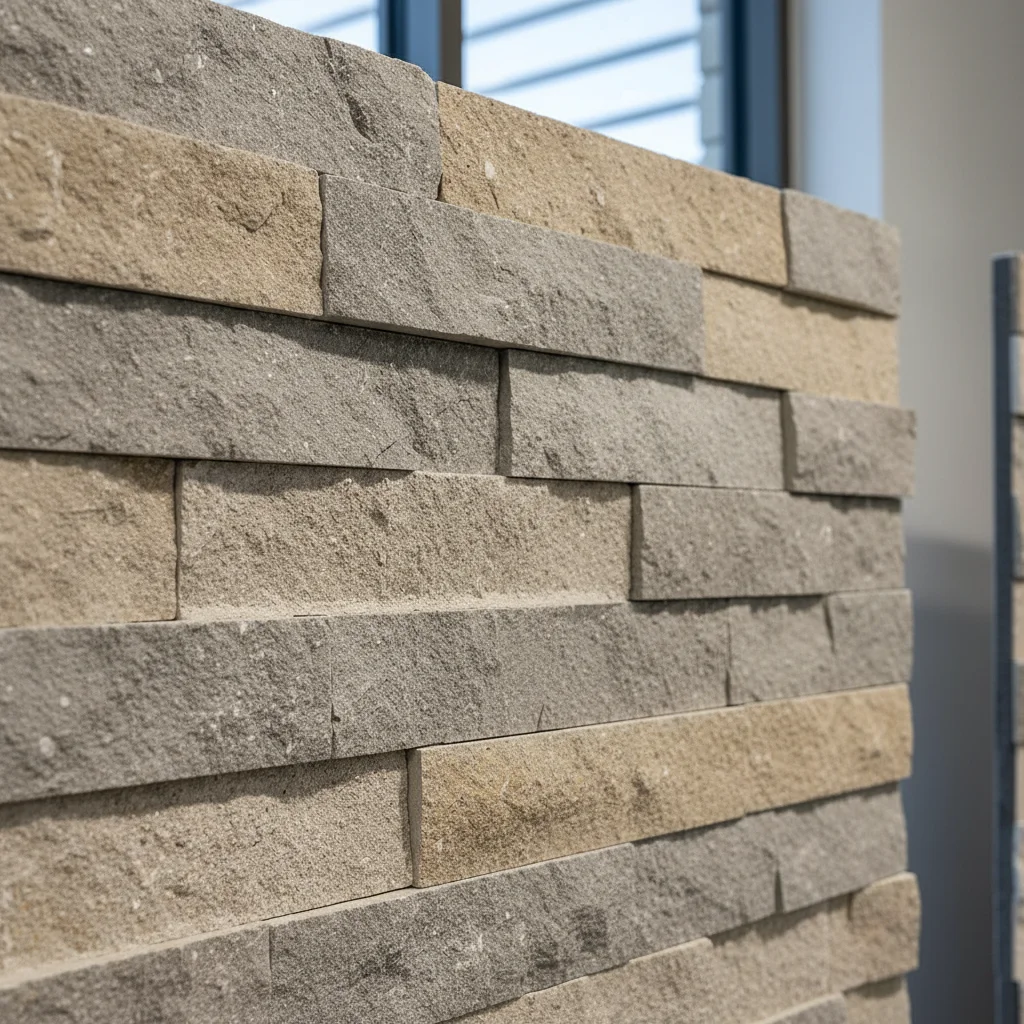 Stacked ledgestone veneer product sample photo