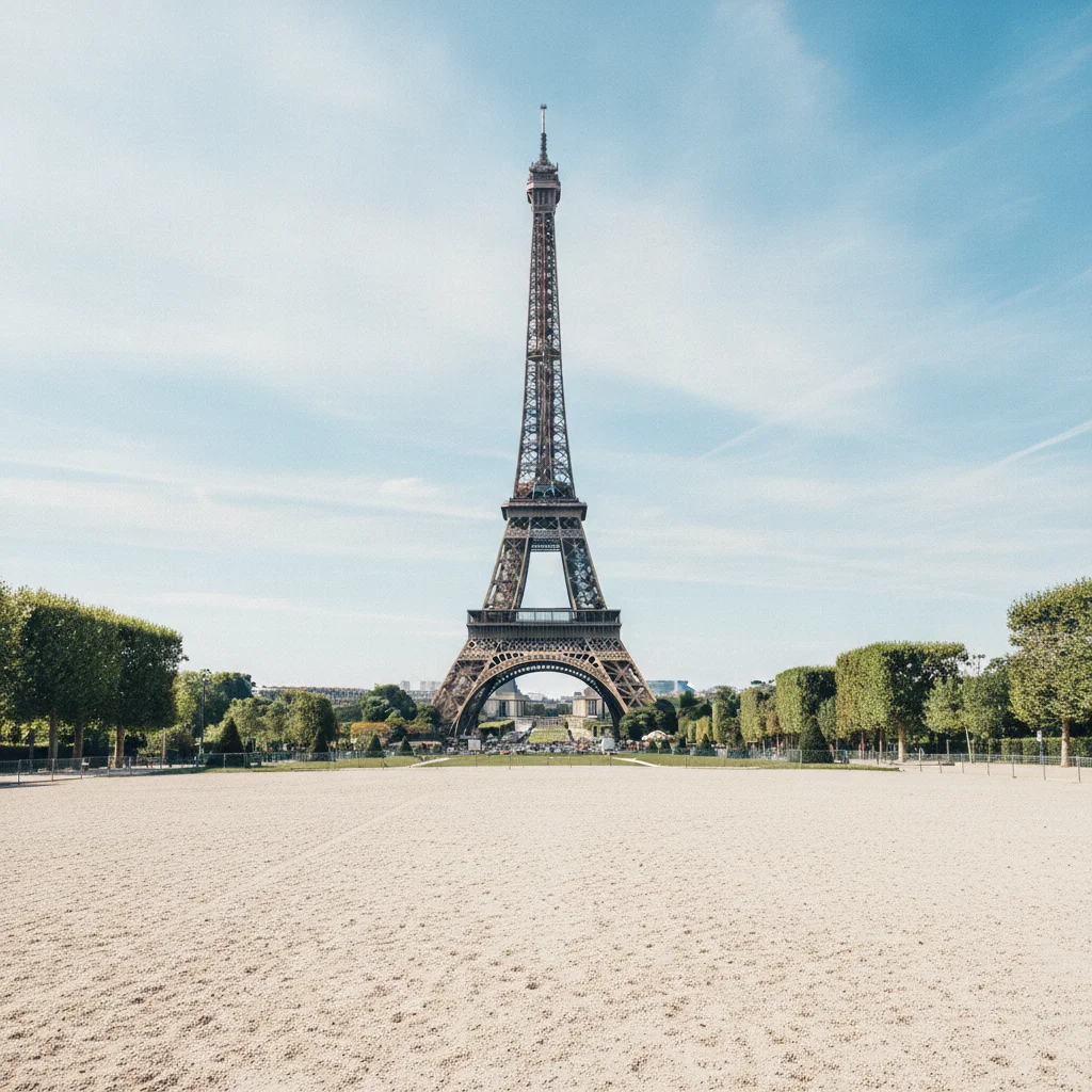 Famous landmark without person