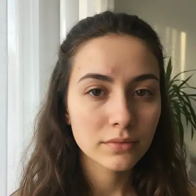 Same photo after AI remove blemishes edit