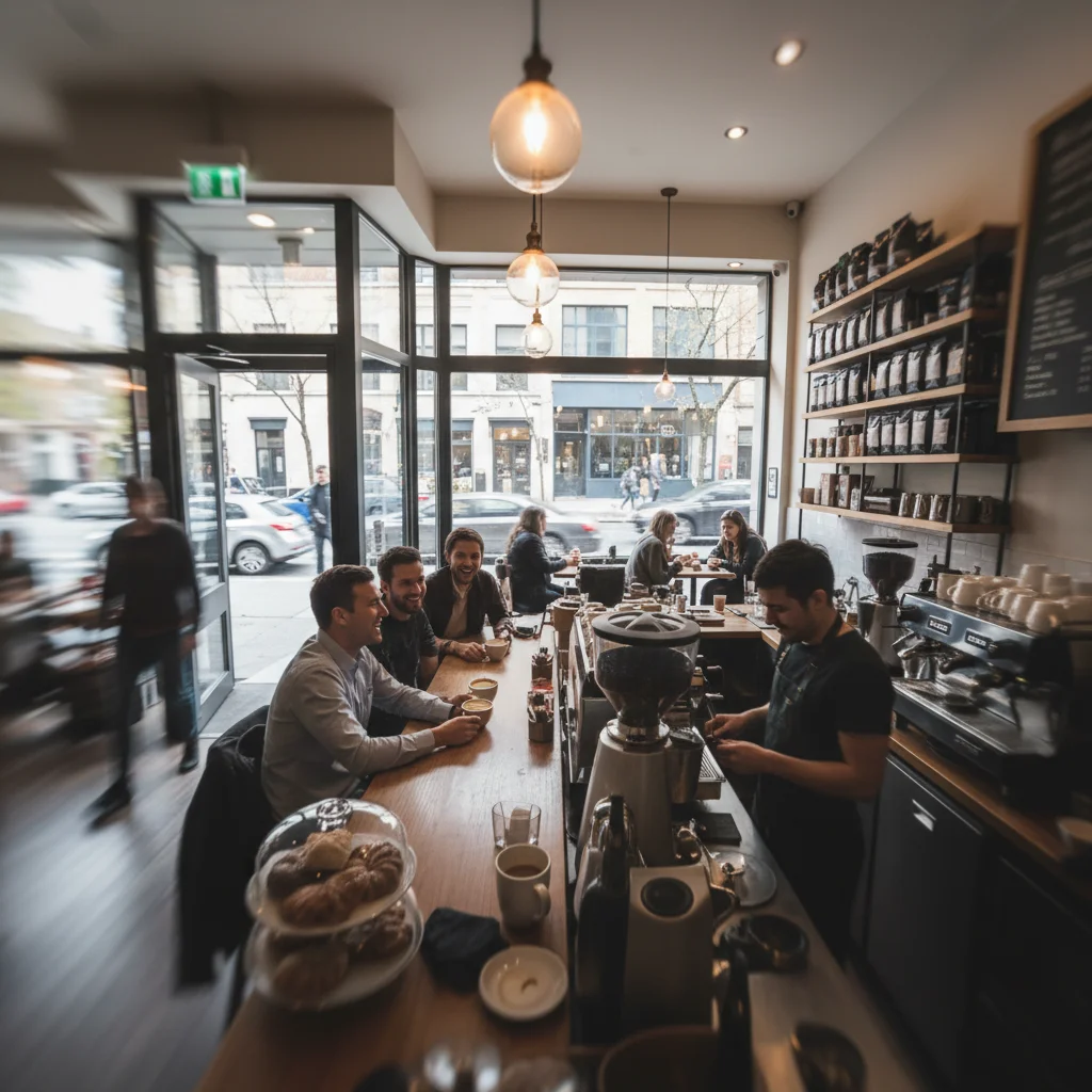 Blurry action shot of running dog