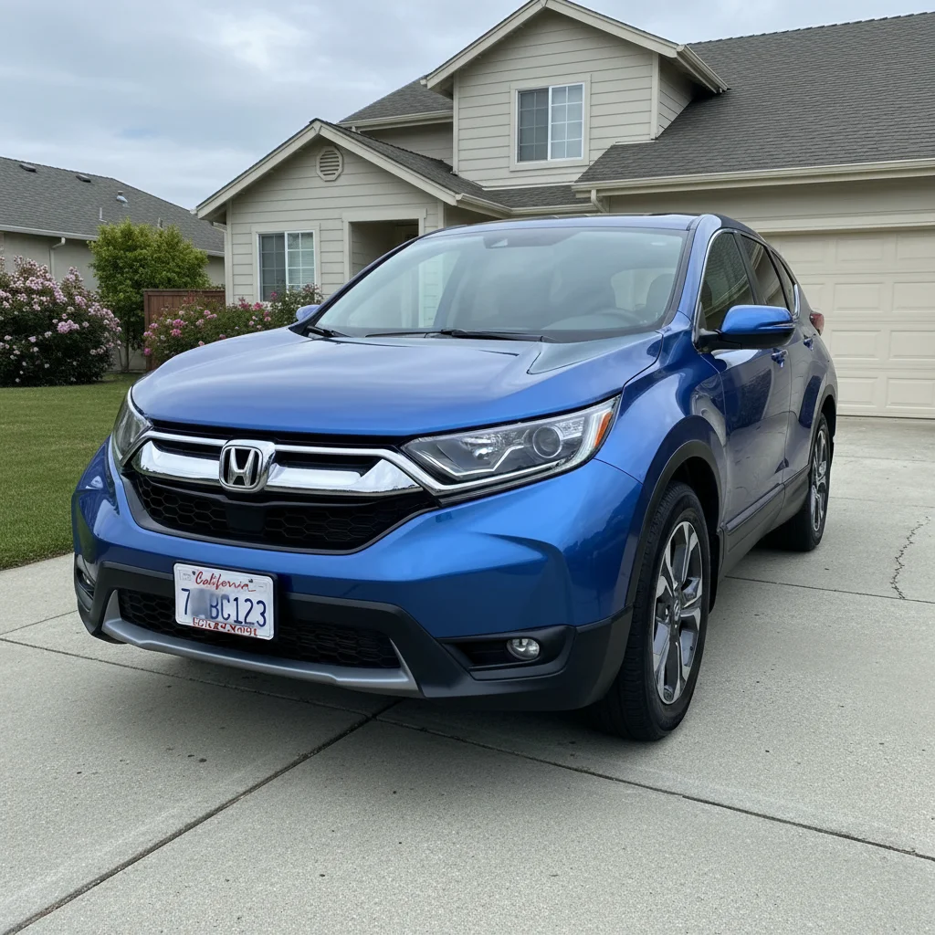 Silver bumper with circular dent