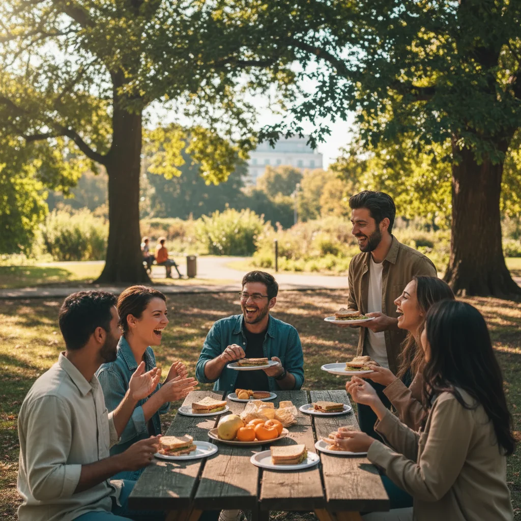 Family photo with clean corner