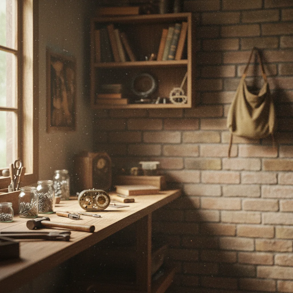 Portrait with visible noise in skin and background