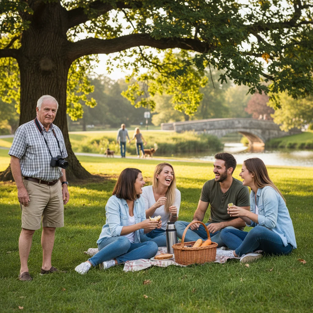 Wedding dance with guest on left