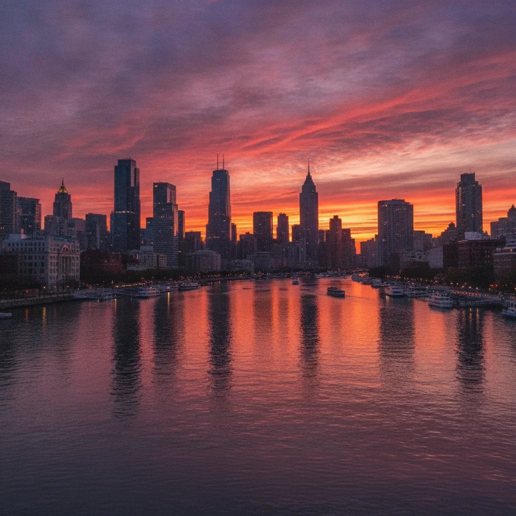 Same cityscape photo with the text caption removed and full image visible