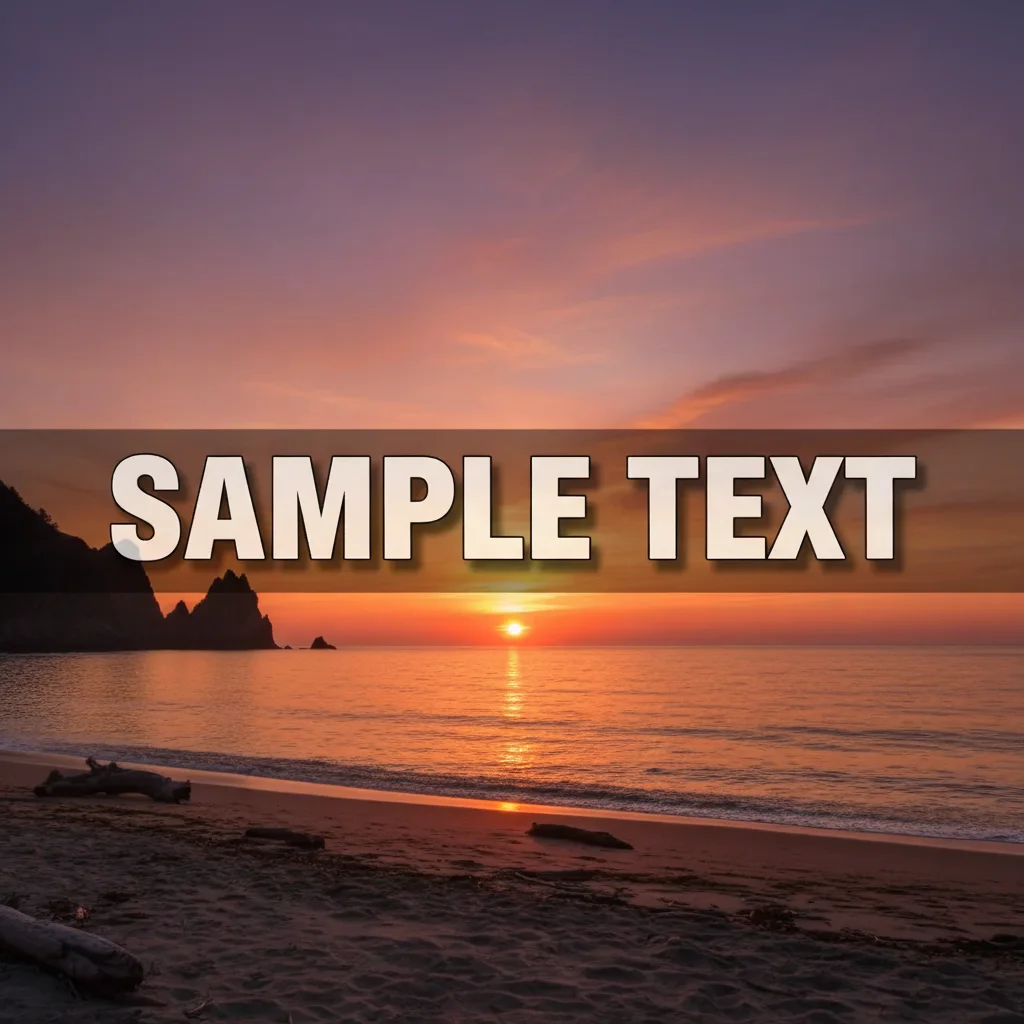 Clean beach sunset photo