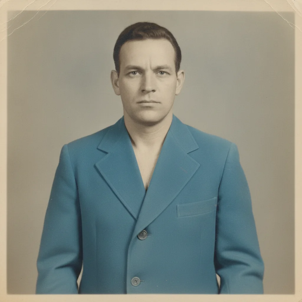 Same portrait with the tide line removed and the tone evened out