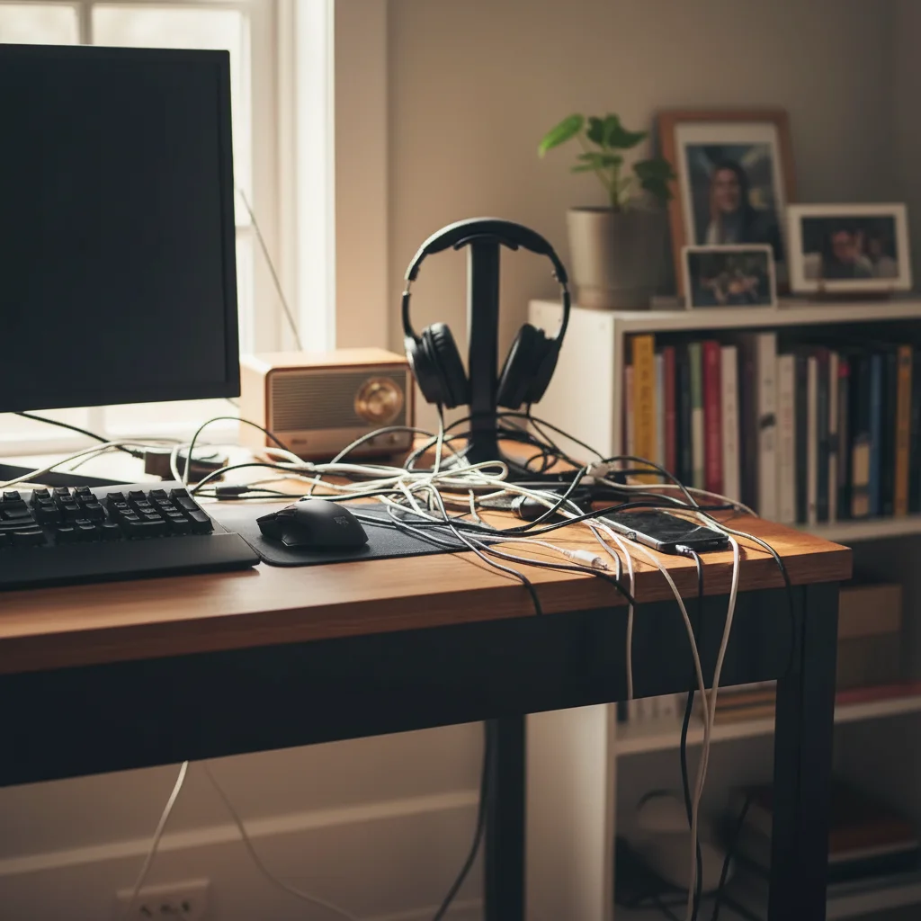 Clean historic church photo with wires removed