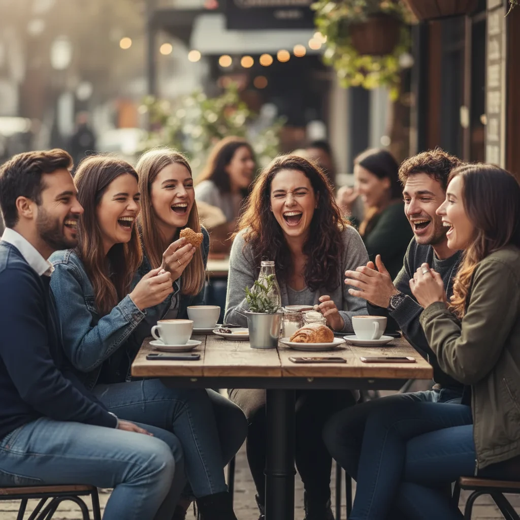 Same woman with eyes naturally open and relaxed