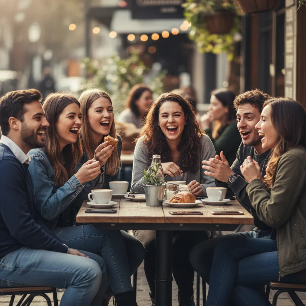 Woman squinting heavily in bright sunlight
