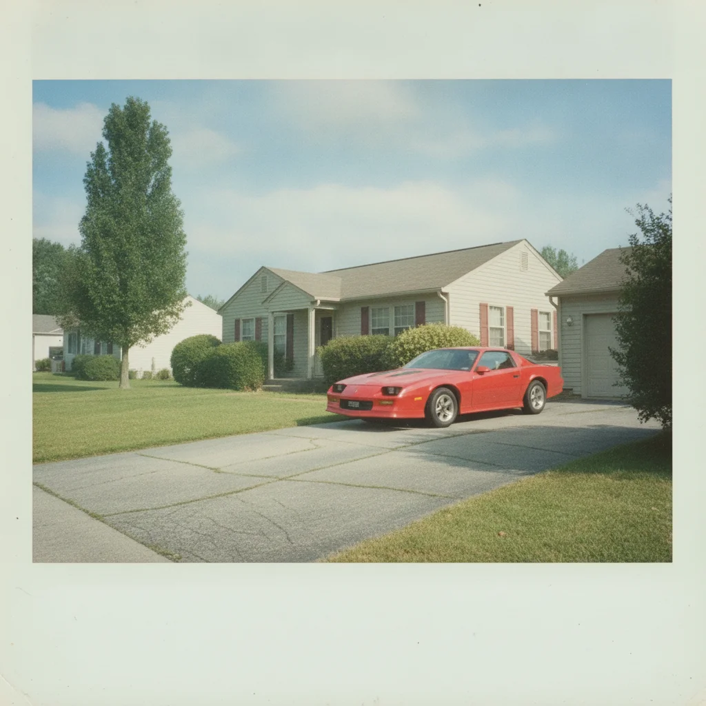 Polaroid restored with crisp, modernized color and clarity