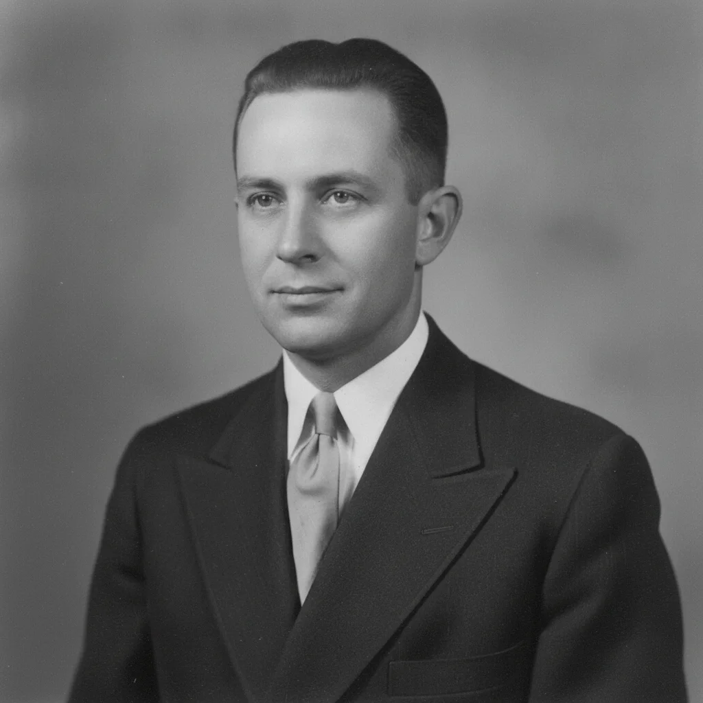 The portrait restored to clean neutral black and white with no colour added