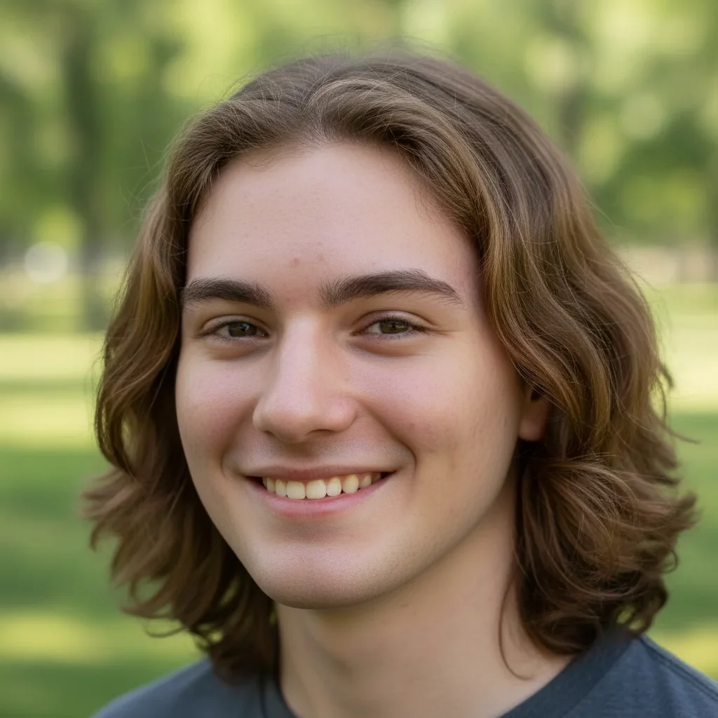 Same senior with beautiful blurred background