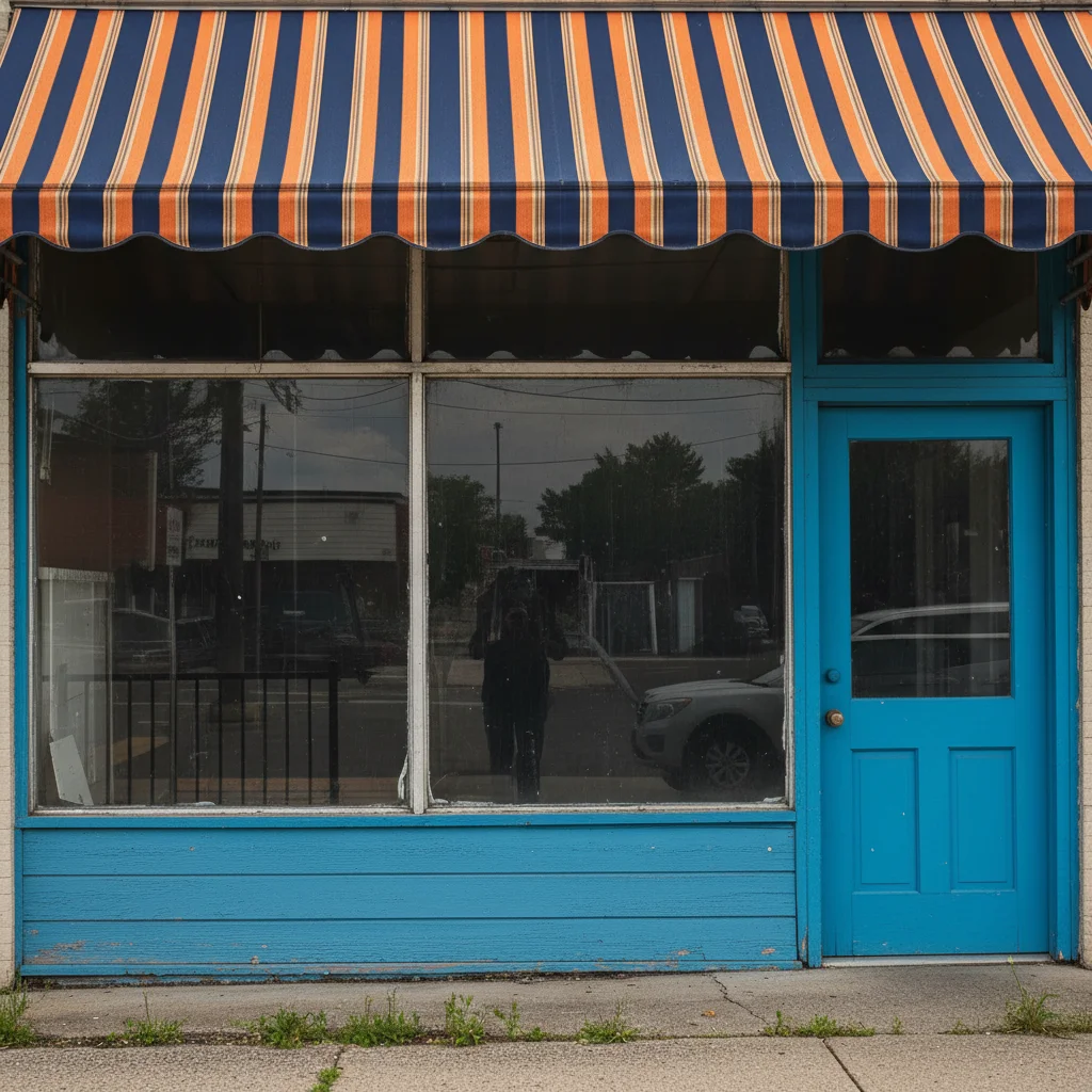 Fresh updated storefront looking well-maintained and current