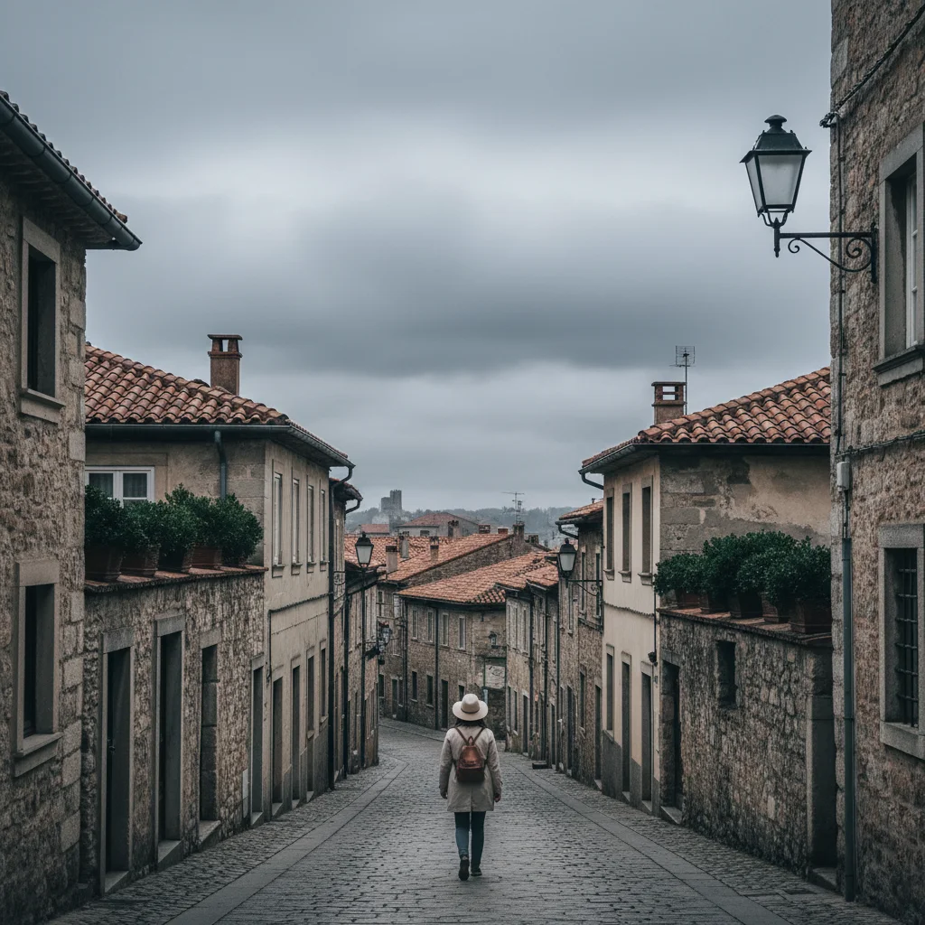 Tower Bridge with grey overcast sky