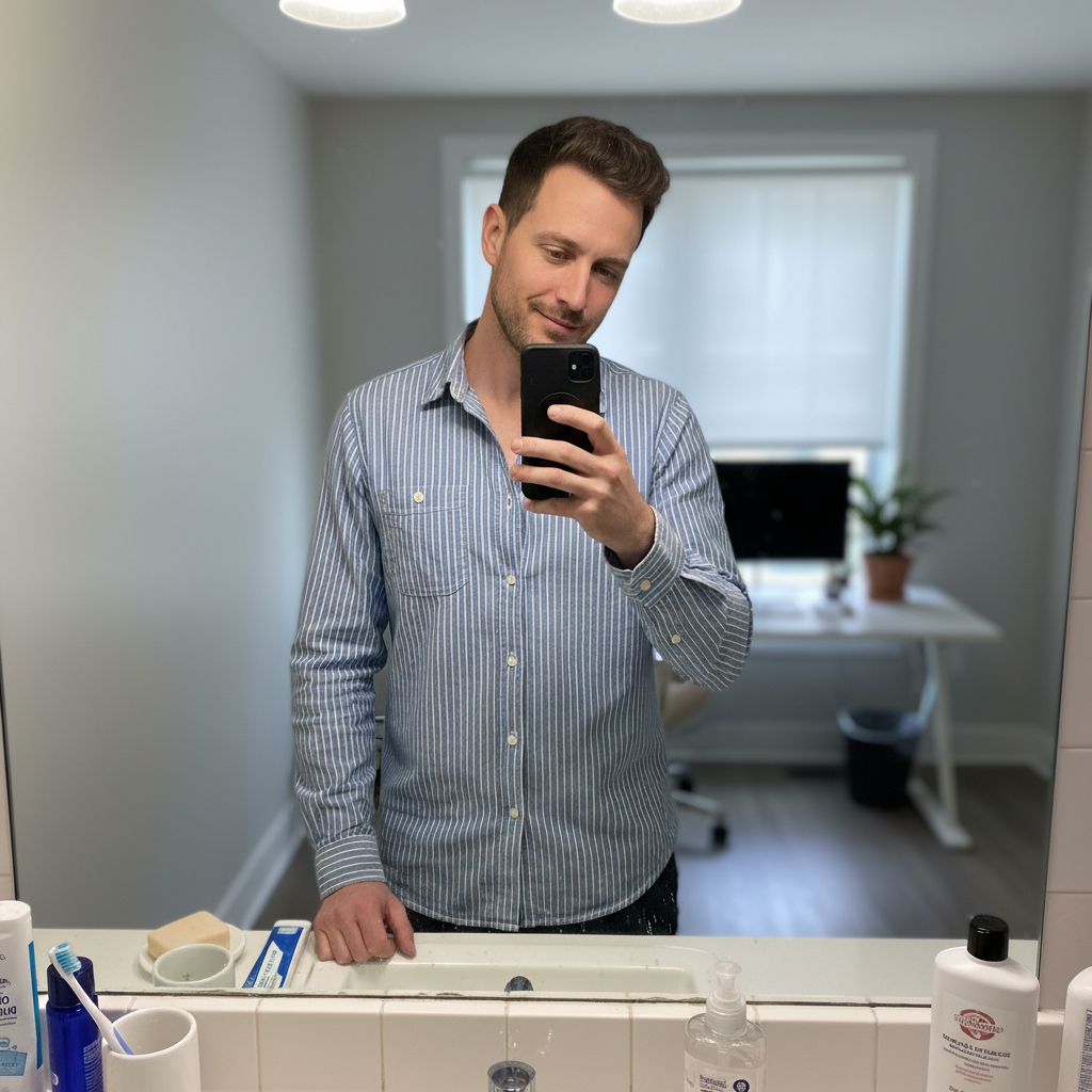 Same person with clean professional neutral background