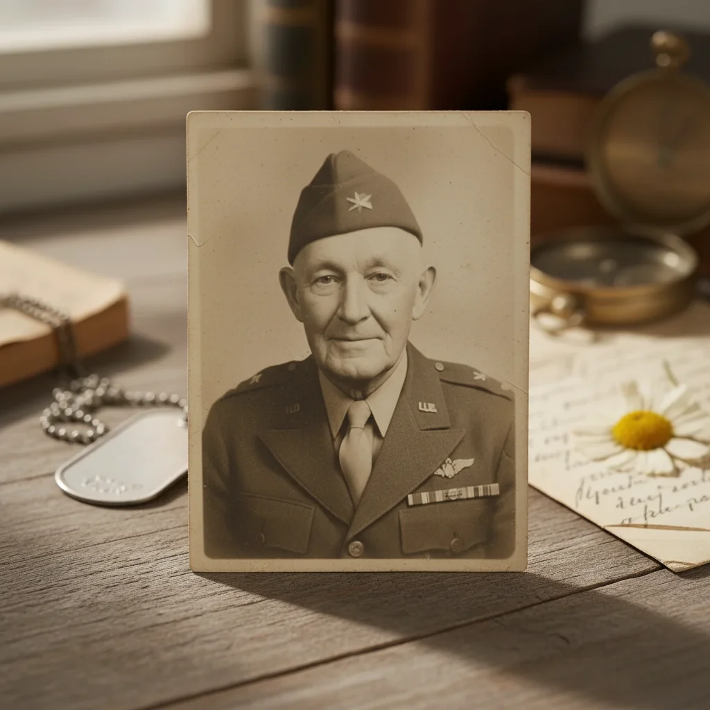 Same portrait enlarged with clear facial features and uniform details