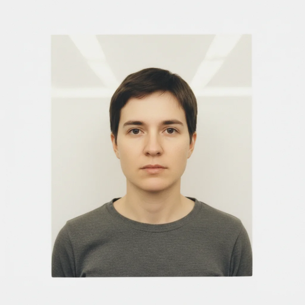 Color-corrected photo with neutral lighting and pure white background