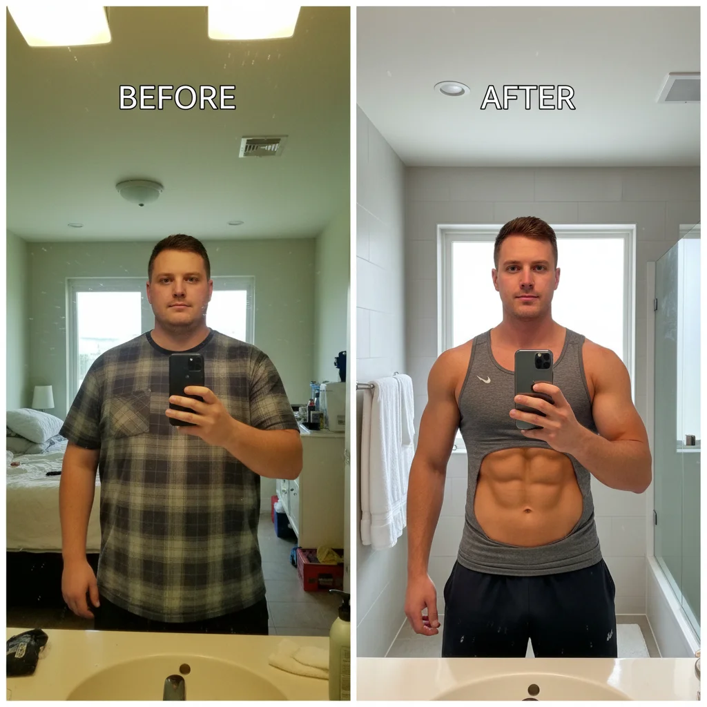 Before and after with mismatched photo quality