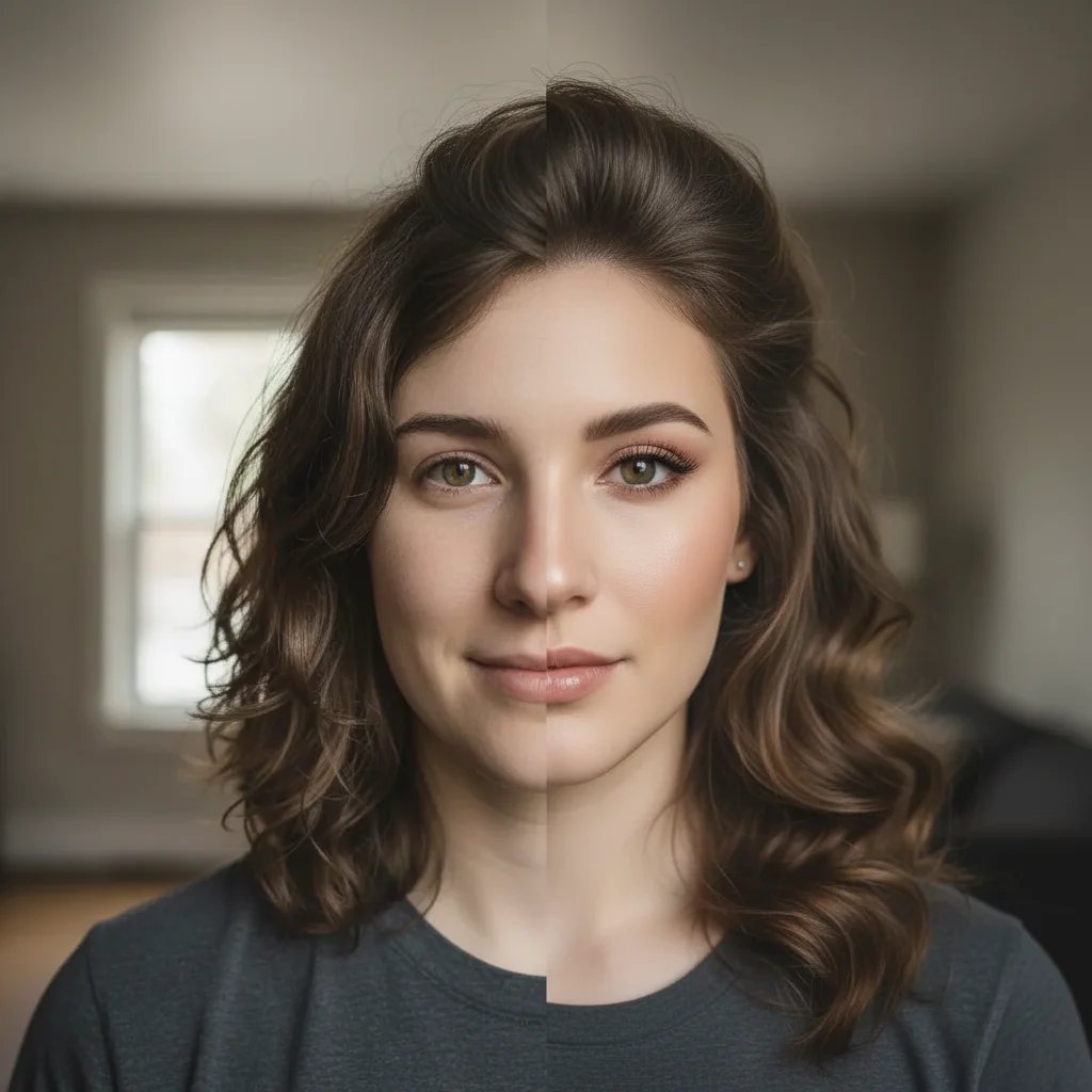 Photo after show what you would look like as the opposite gender with AI