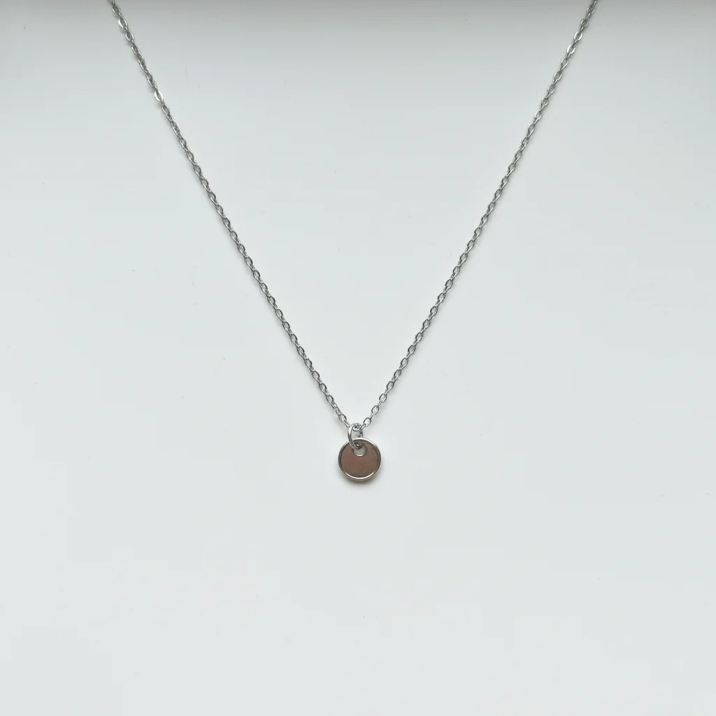 Same necklace on pure clean white background